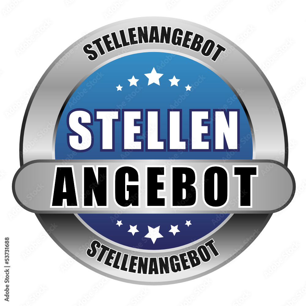 5 Star Button blau STELLENANGEBOT DTO DTO 5 Star Button blau STELLENANGEBOT DTO DTO