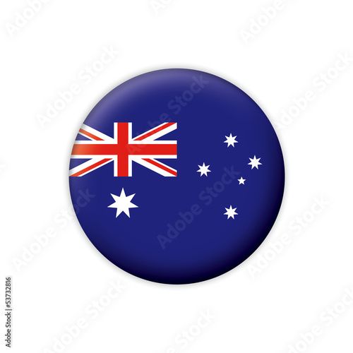 Vector flag button series Australia