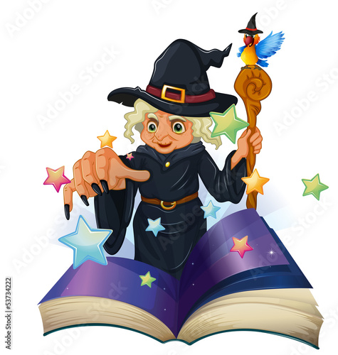 A storybook about a black witch
