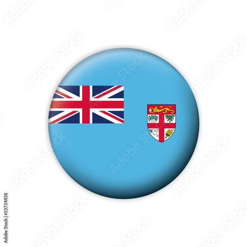 Vector flag button series Fiji