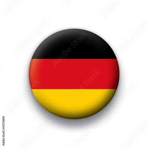 Vector flag button series Germany