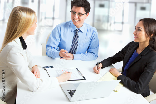Wallpaper Mural Group of business people Torontodigital.ca