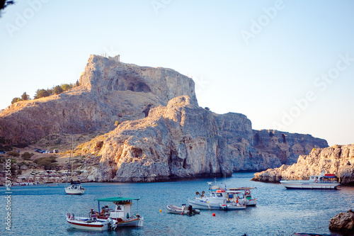 Greek islands - Rhodes, Lindos bay