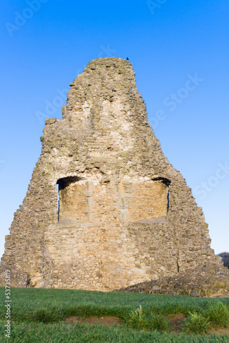 old castle ruins at hadleigh essex uk photo