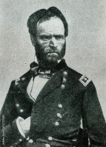 US general William Tecumseh Sherman photo