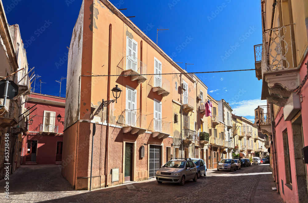 Sardinia - street in Carloforte