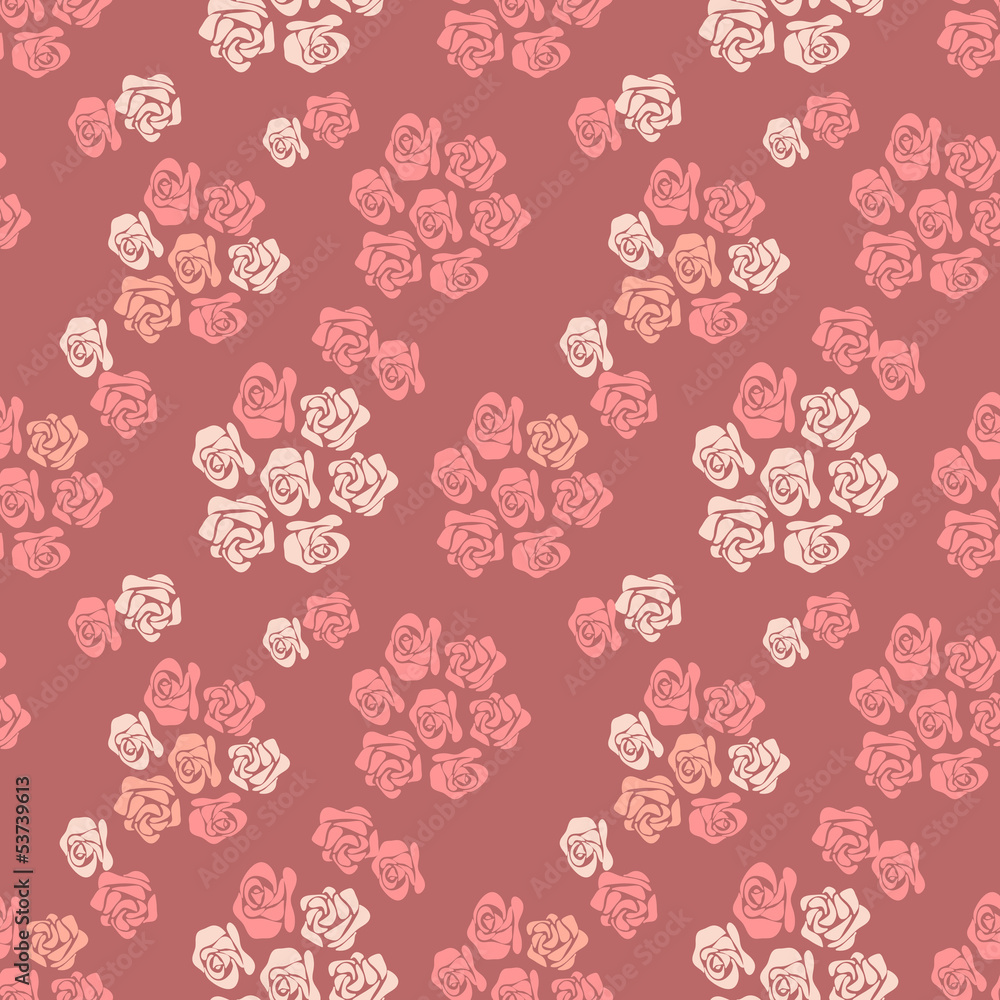 Little Rose seamless background Little Rose seamless background
