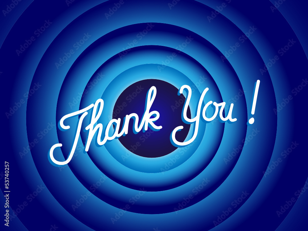 thank you images for presentation in blue