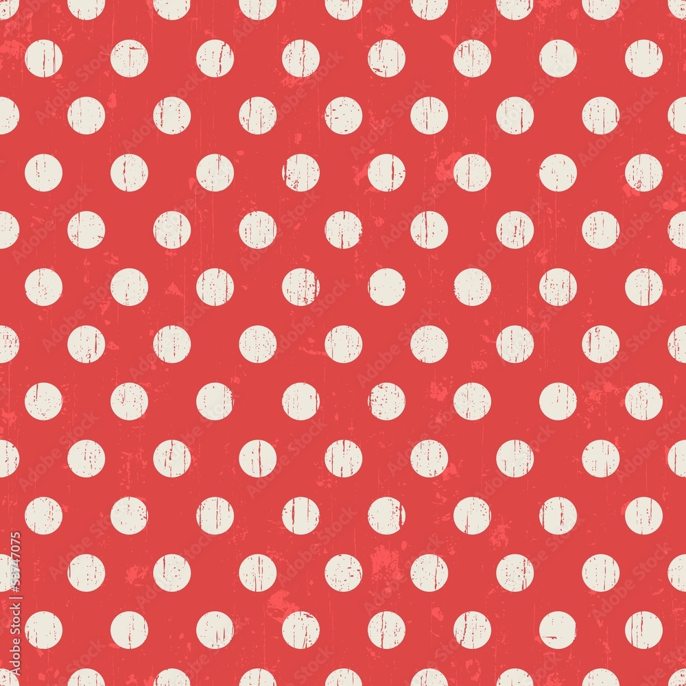 seamless retro dot pattern background