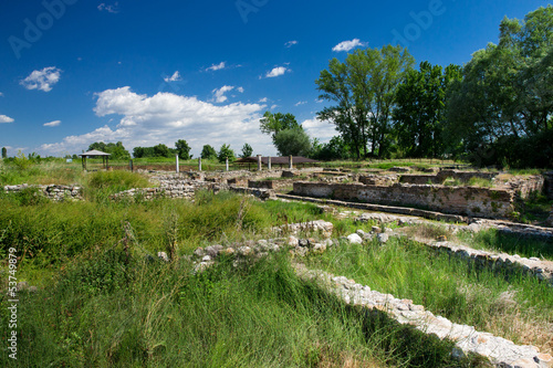 Ancient ruins in Dion