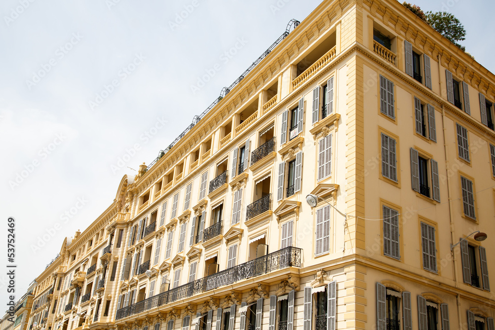 Large Yellow Building in Nice