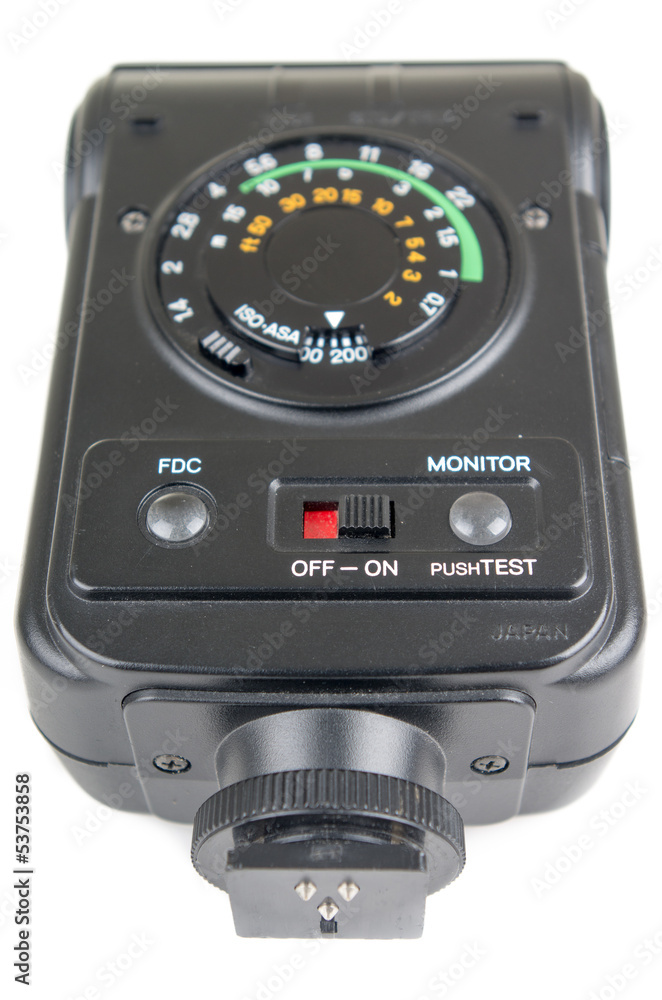 Old external hotshoe flash