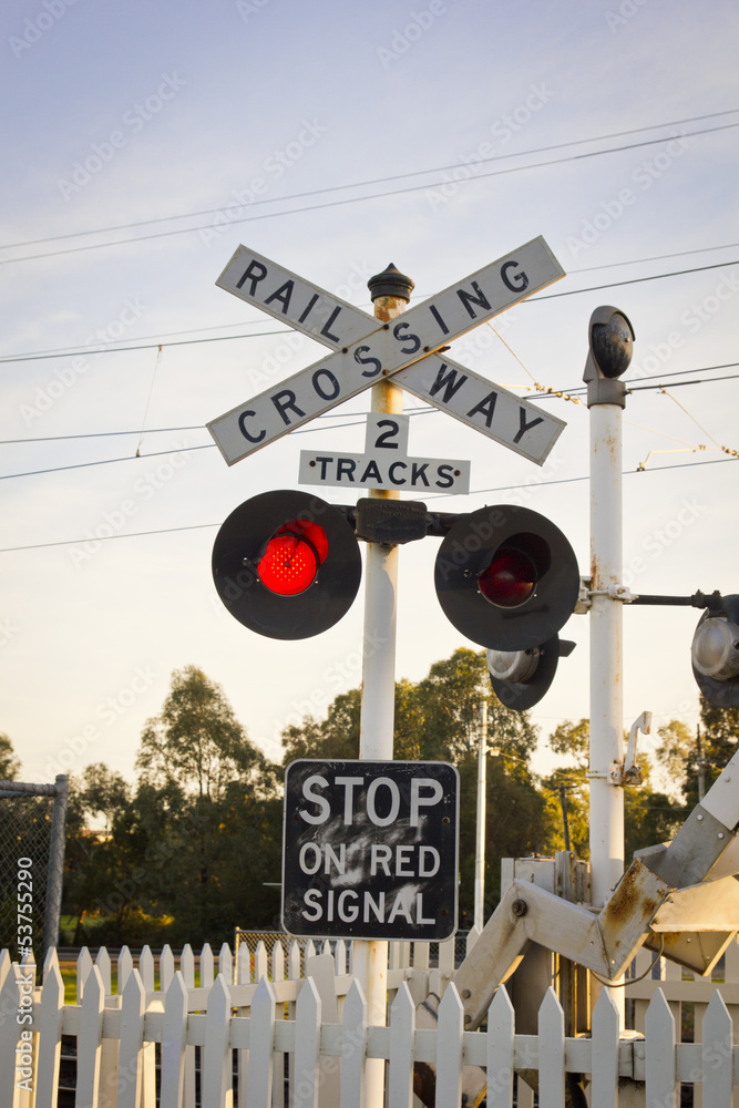 Fototapeta premium Railway crossing