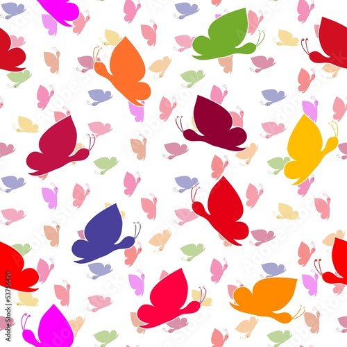 Seamless butterfly pattern