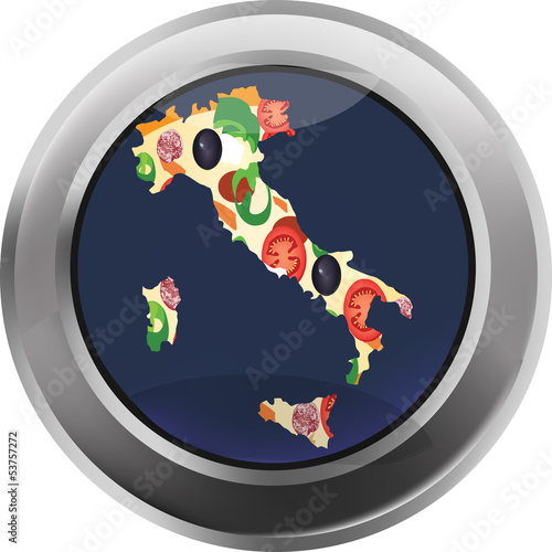 bottone pizza italiana