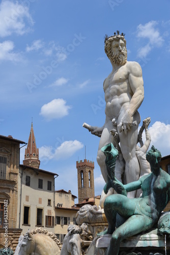 Statues in center of Florence