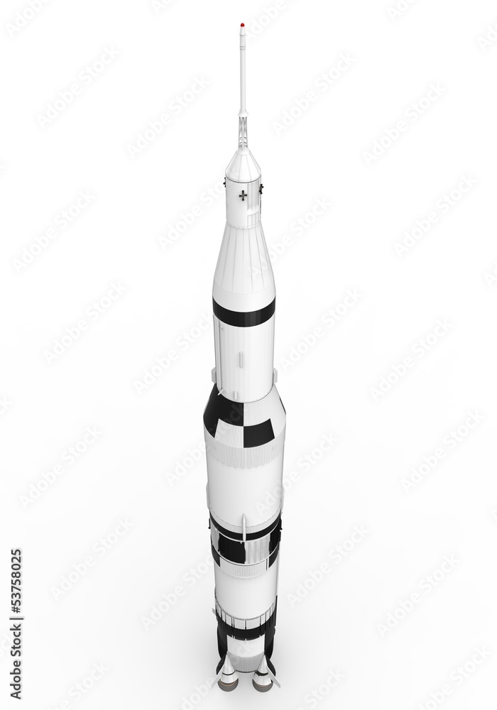 Fototapeta premium Space Rocket Saturn