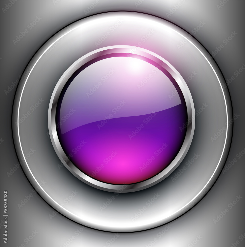Background with shiny glass button Background with shiny glass button