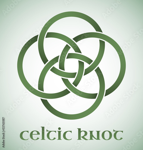 Celtic knot with gradients