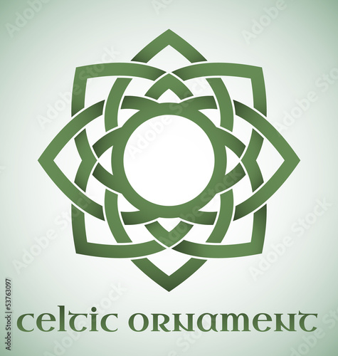 Celtic ornament with gradients