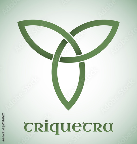 Triquetra symbol with gradients