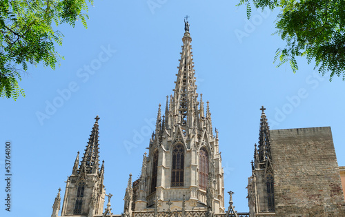 die kathedrale in barcelona