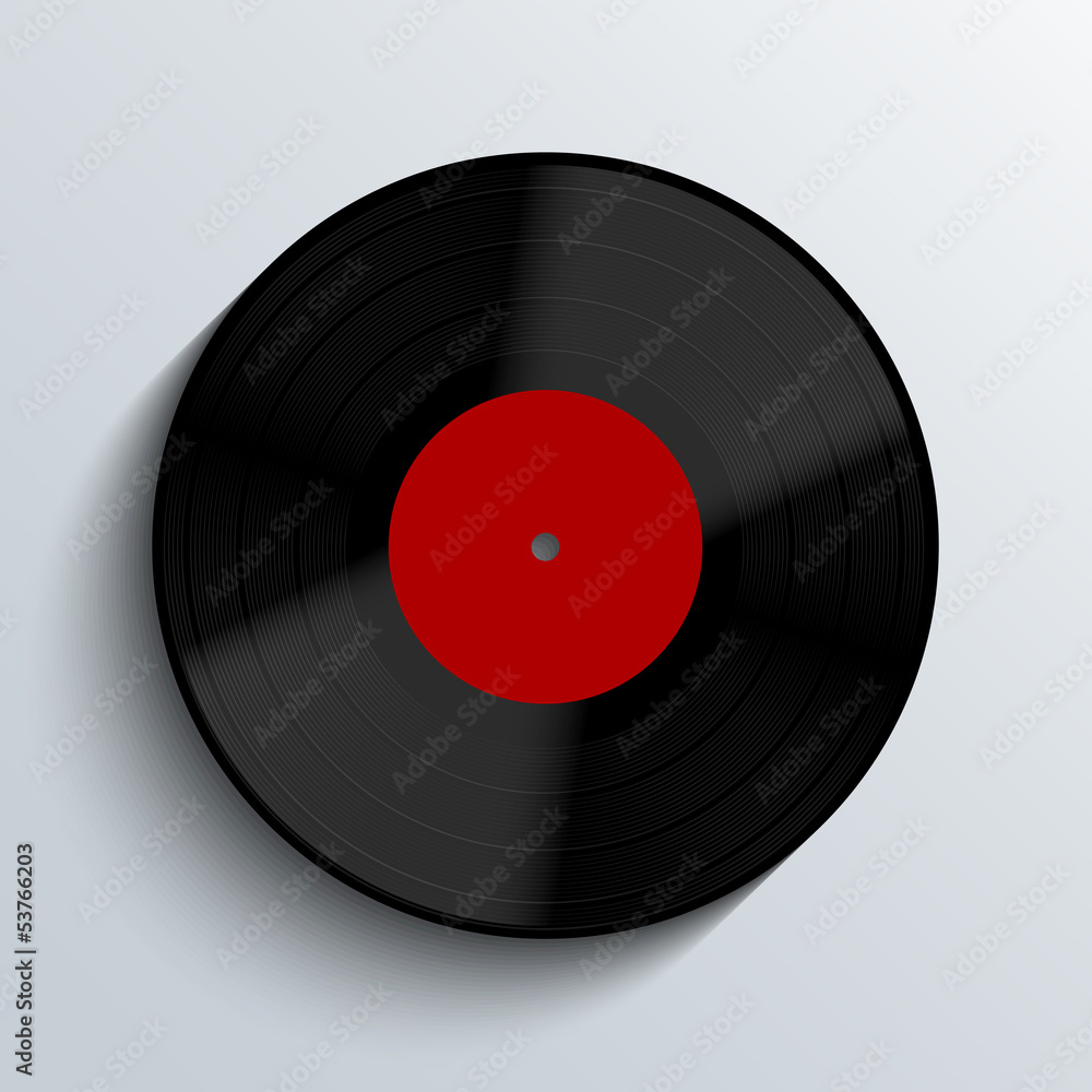 Vector Old vinyl record background. Eps10 Vector Old vinyl record background. Eps10