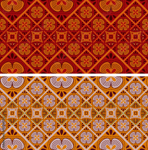 Set of 2 seamless patterns