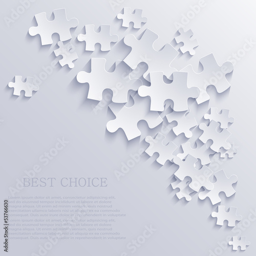 Vector puzzle background. Eps10