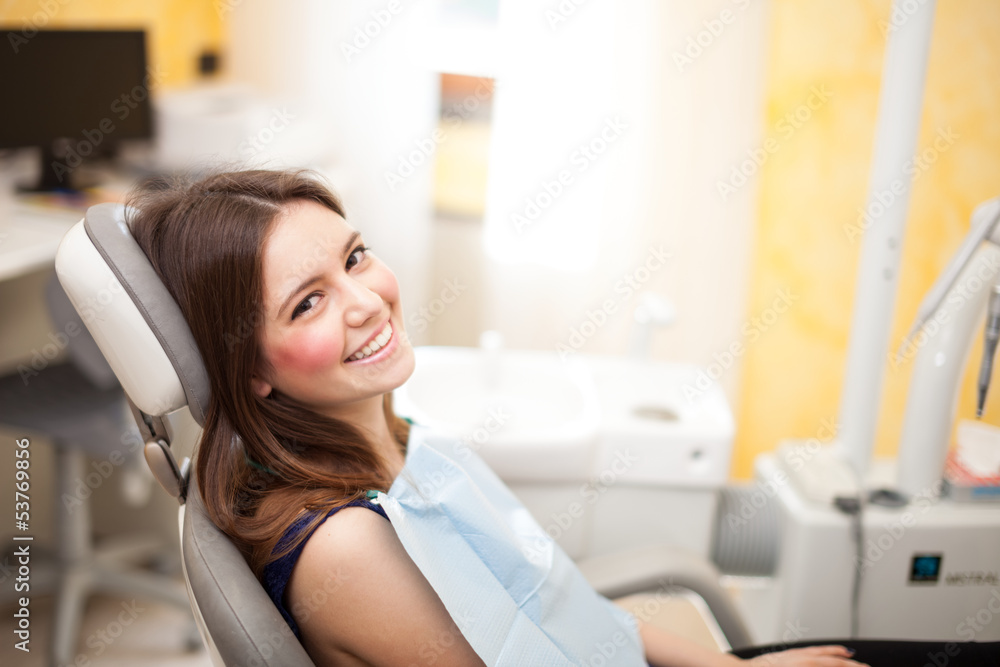 Woman at the dentistry Woman at the dentistry