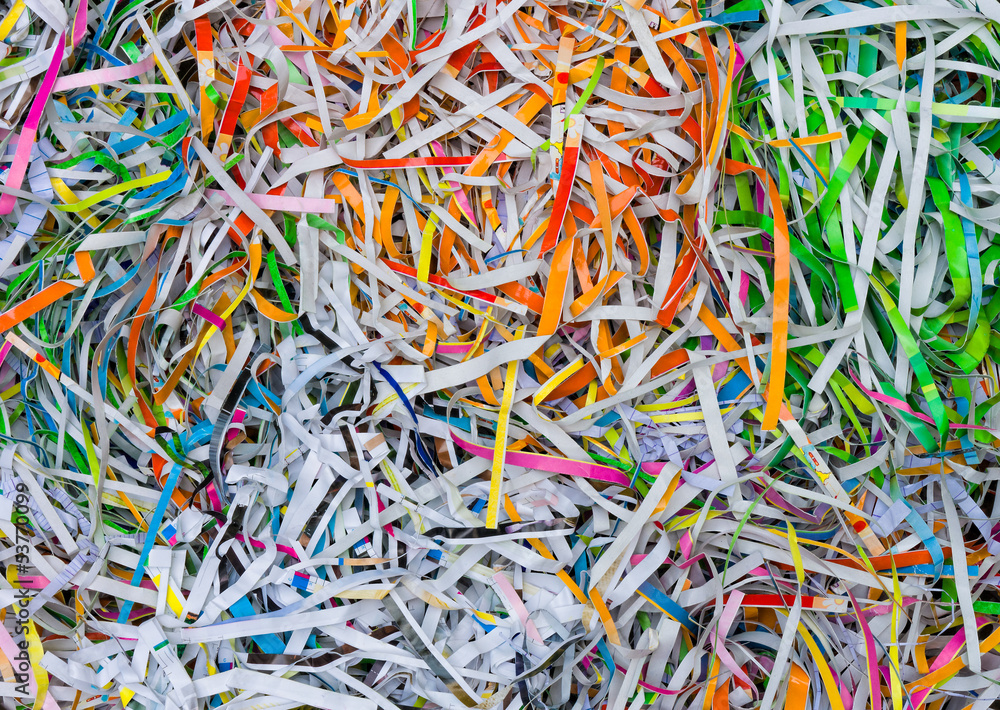 Фотография Colorful recycled paper