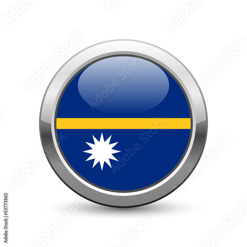 Nauruan flag icon web button