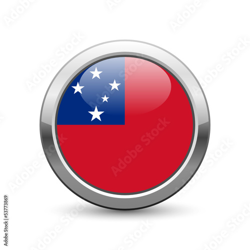 Samoan flag icon web button
