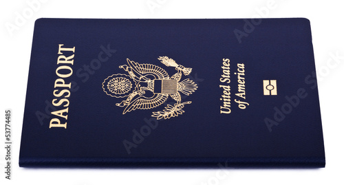 Isolated American Passport