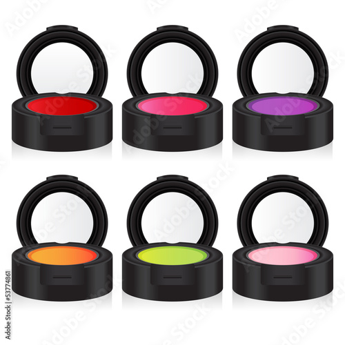 vector makeup colorful eyeshadow