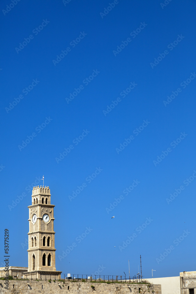 Clock Tower in Acco