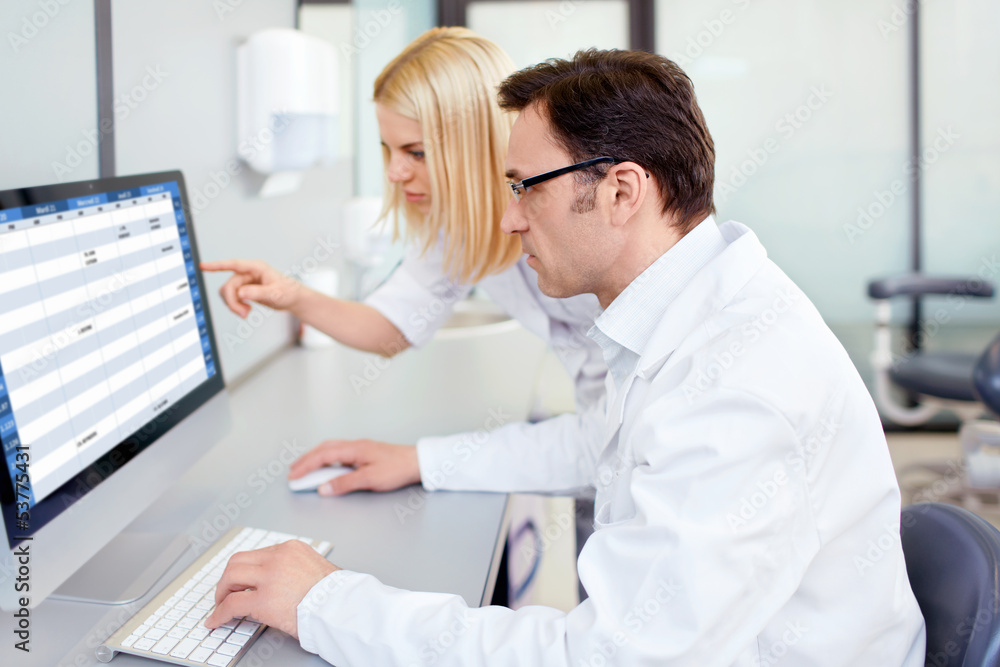 Obraz premium In a laboratory