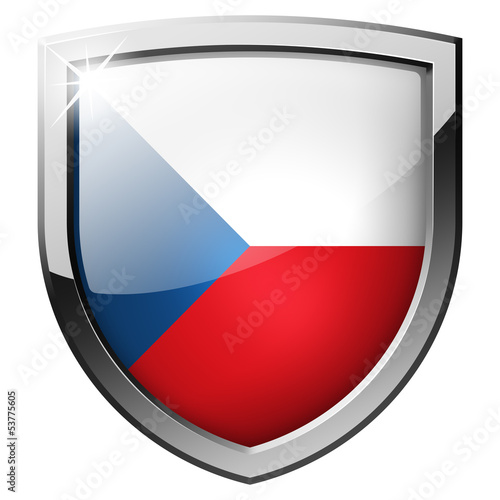 czech republic shiny glass shield Free Download czech republic shiny glass shield - GFXLoad
