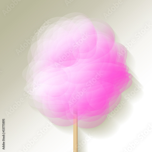 Zuckerwatte Rosa