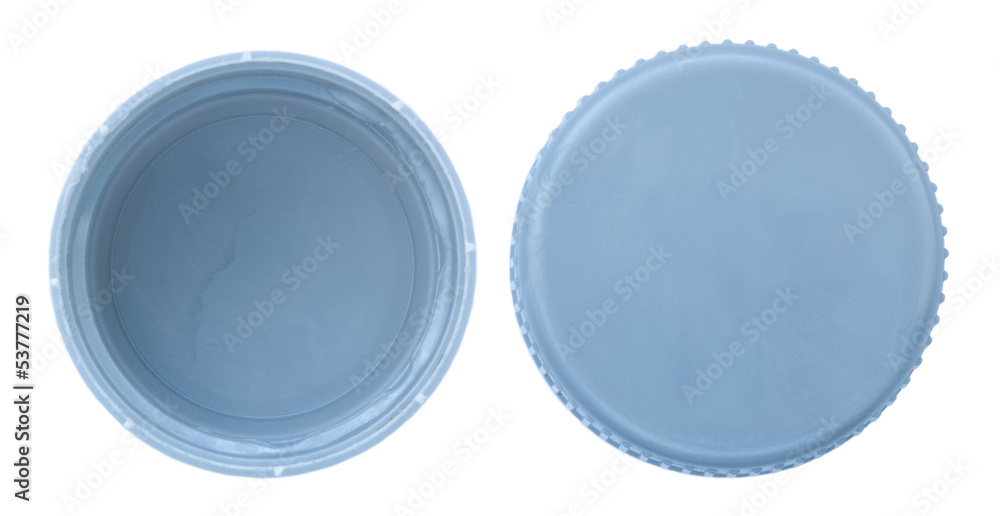 Isolated Gray Plastic Bottle Cap Isolated Gray Plastic Bottle Cap
