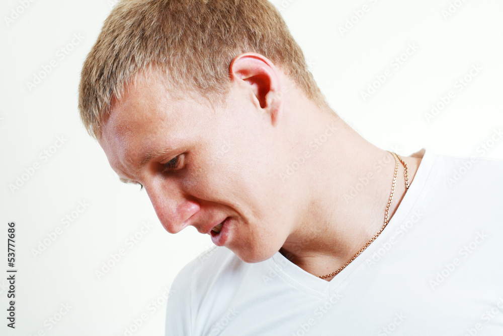 Naklejka premium man portrait