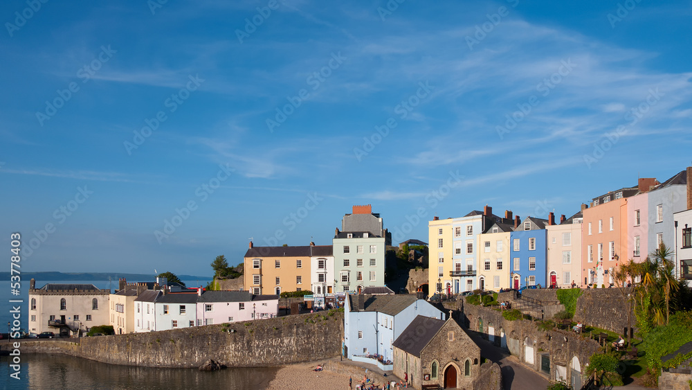 Tenby harbour, South Wales, UK