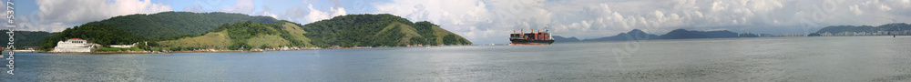 Santos panorama view