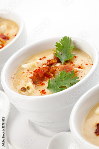Chilled Corn and Bacon Soup