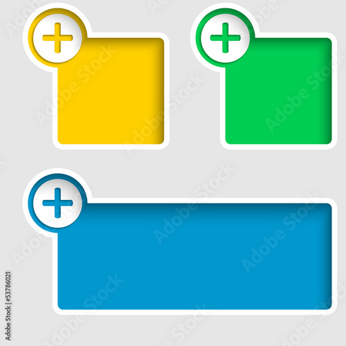 Free Download text frame with plus sign - GFXLoad