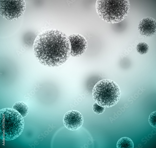 Background with bacteria