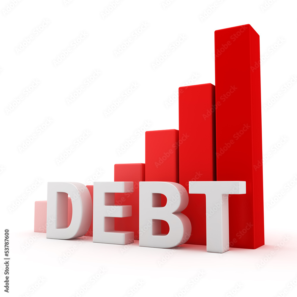 Bar graph of debt Bar graph of debt