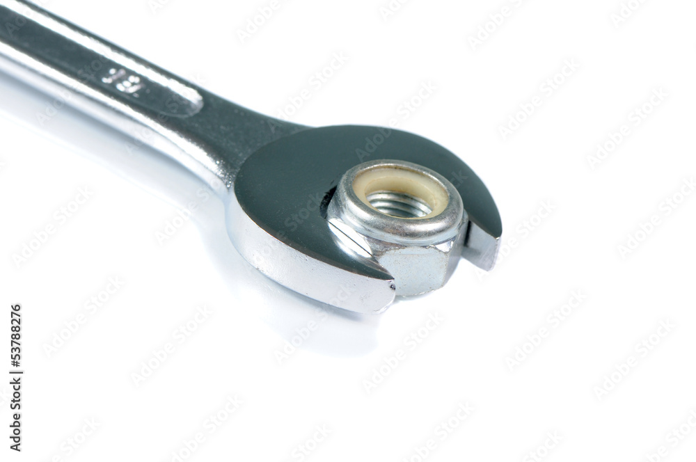wrench and nut wrench and nut