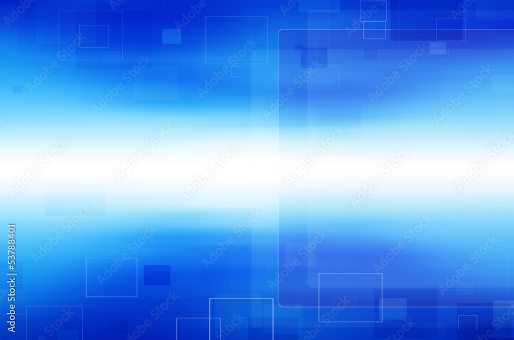 Abstract blue technology background.