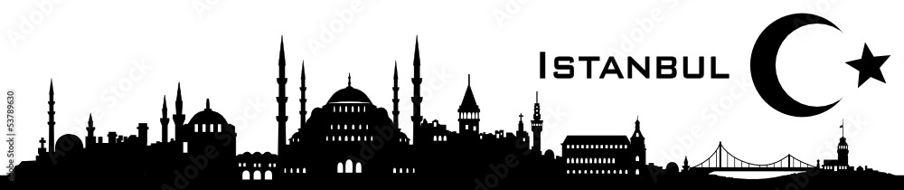 Naklejka premium Skyline Istanbul